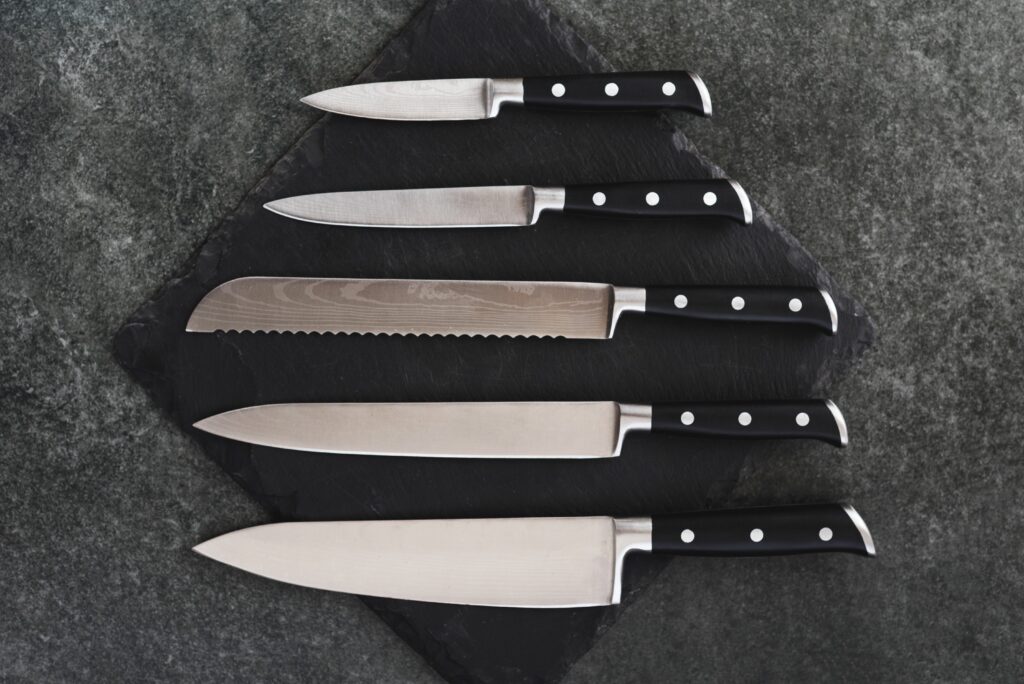 Coleção de facas premium profissionais